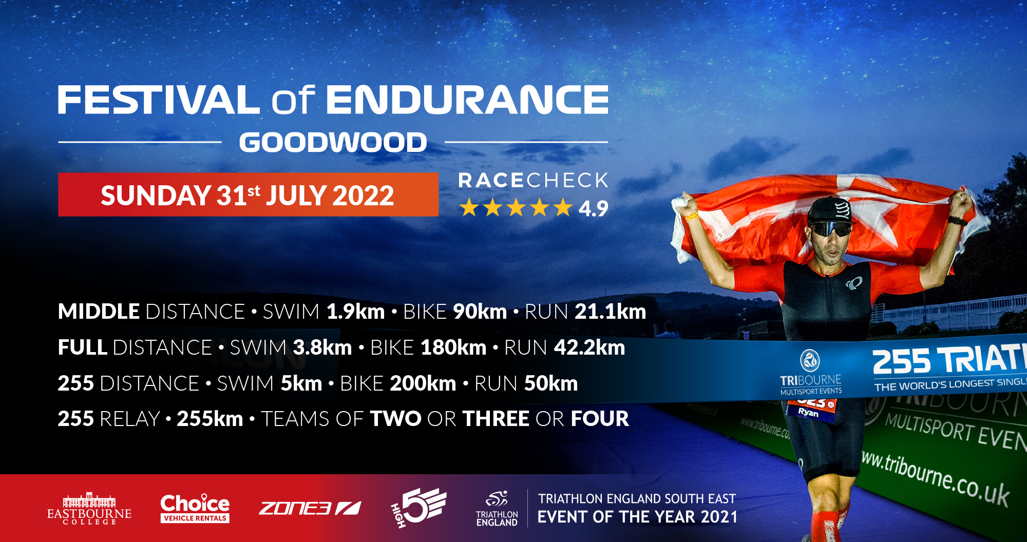 New Traffic-Free Middle and Full Distance Races Announced